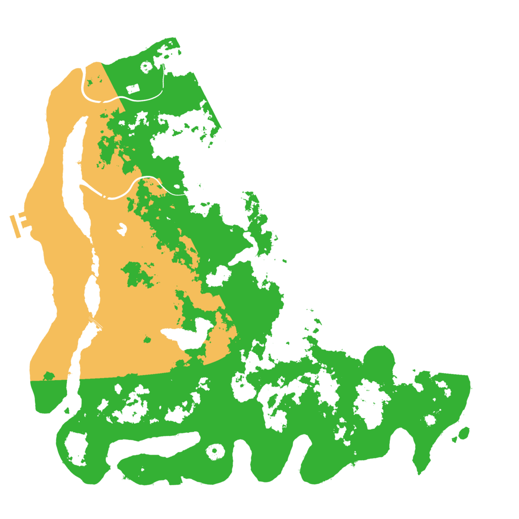Biome Rust Map: Procedural Map, Size: 4500, Seed: 2029180865