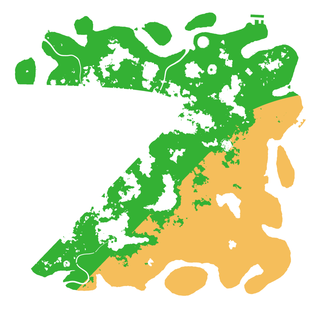 Biome Rust Map: Procedural Map, Size: 4800, Seed: 513364358