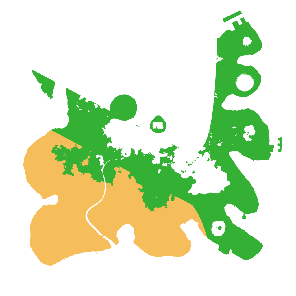 Biome Rust Map: Procedural Map, Size: 3000, Seed: 1591285583