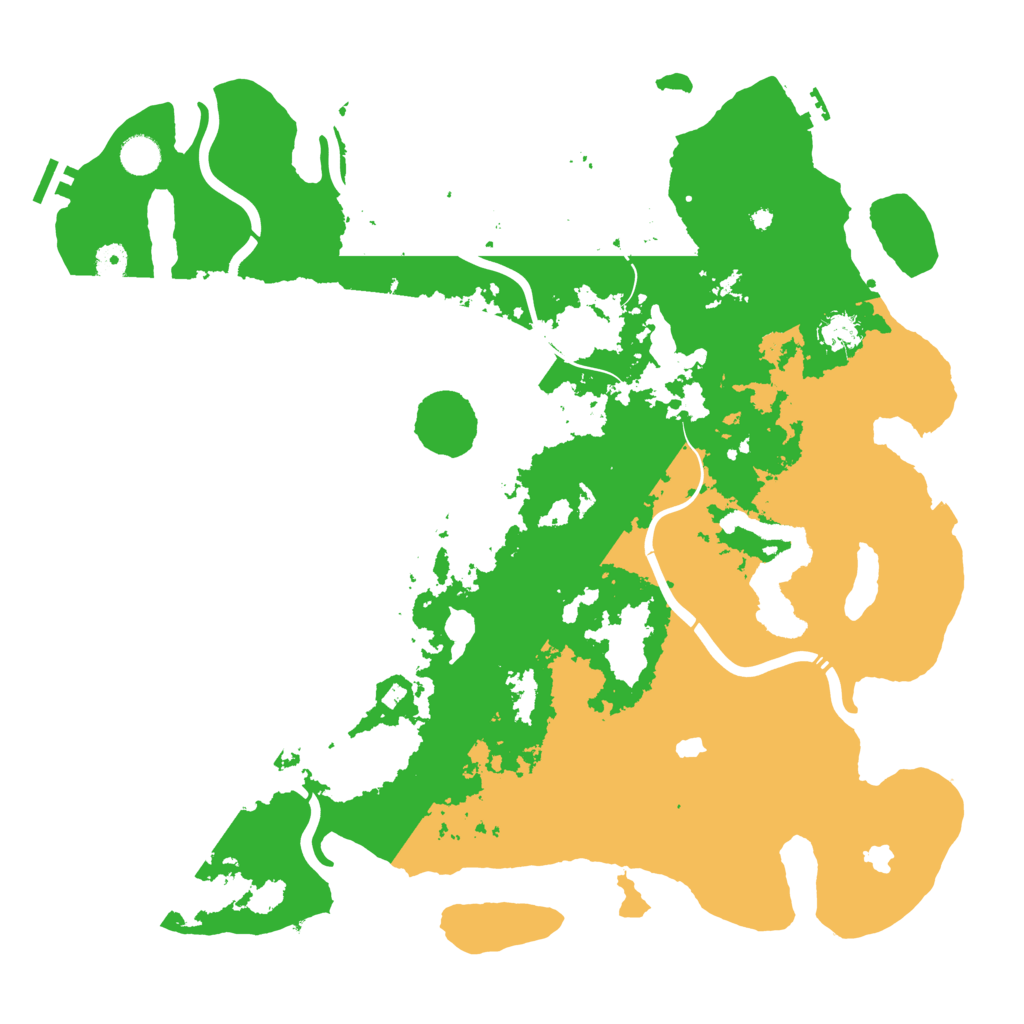 Biome Rust Map: Procedural Map, Size: 4500, Seed: 1165750151