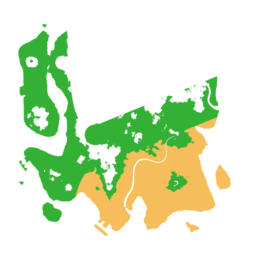Biome Rust Map: Procedural Map, Size: 3250, Seed: 84818818
