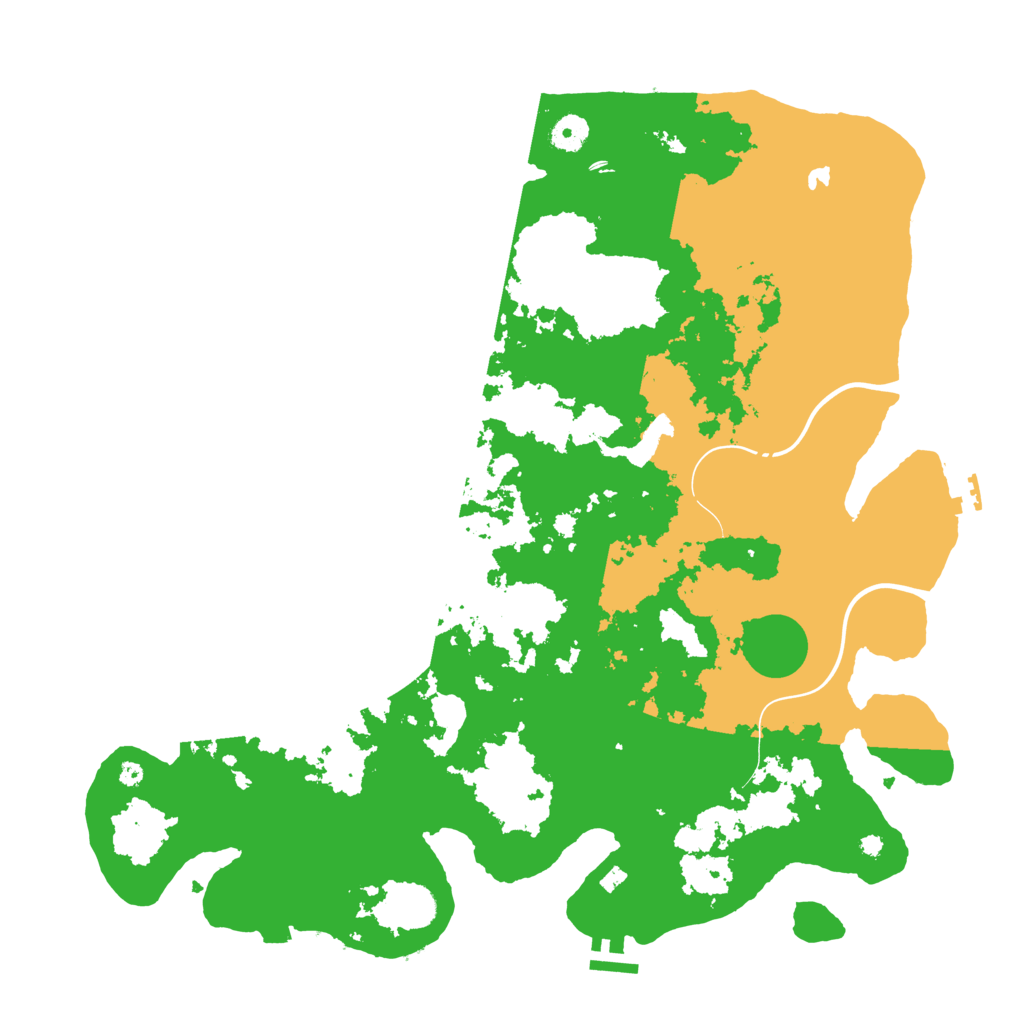 Biome Rust Map: Procedural Map, Size: 4250, Seed: 161820