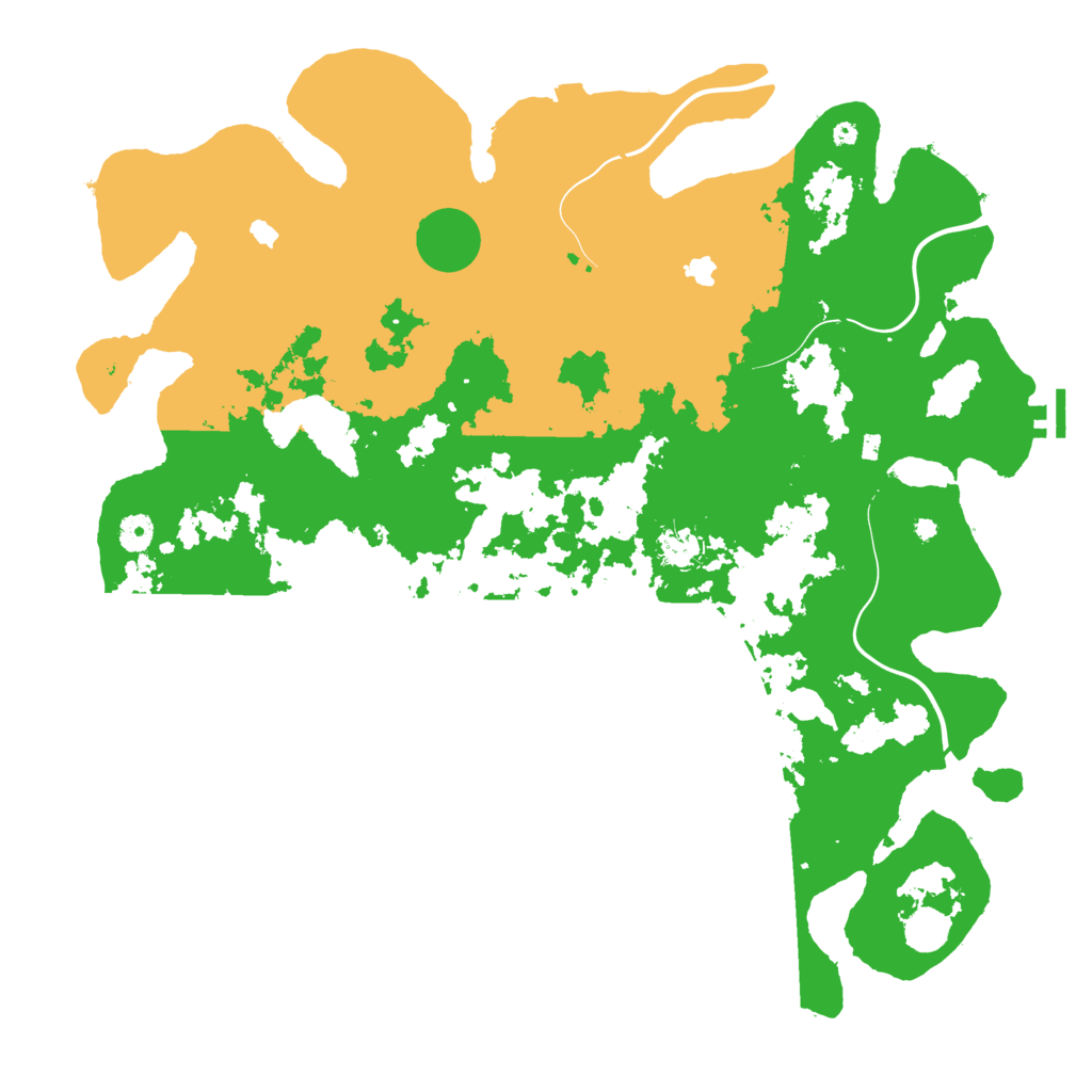 Biome Rust Map: Procedural Map, Size: 4500, Seed: 1806472619