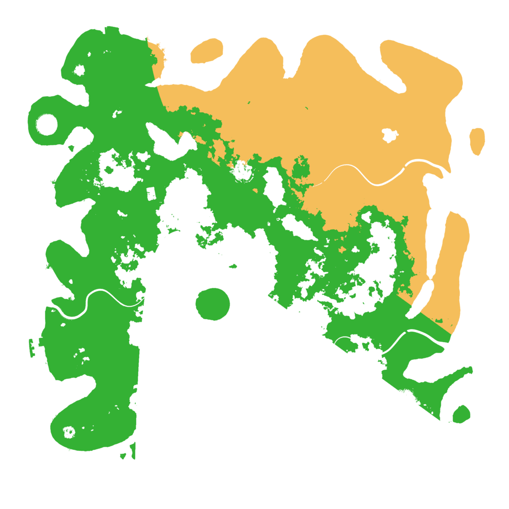 Biome Rust Map: Procedural Map, Size: 4200, Seed: 1386962491