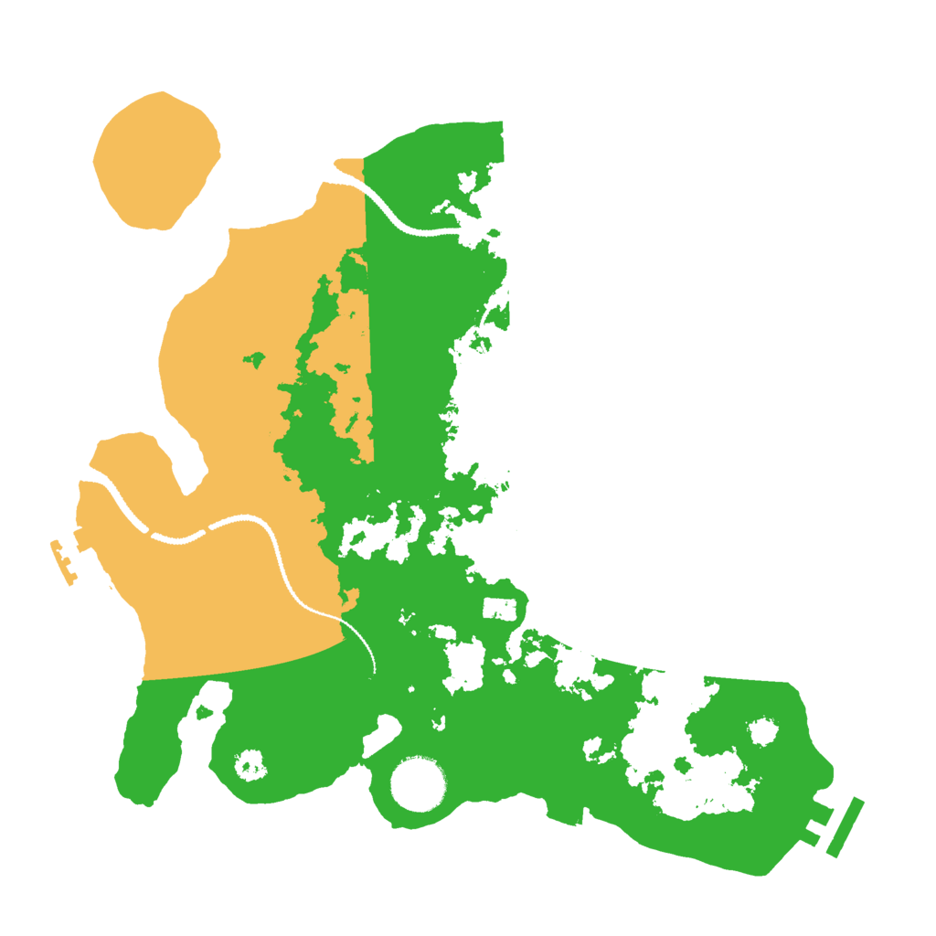 Biome Rust Map: Procedural Map, Size: 3000, Seed: 120872044