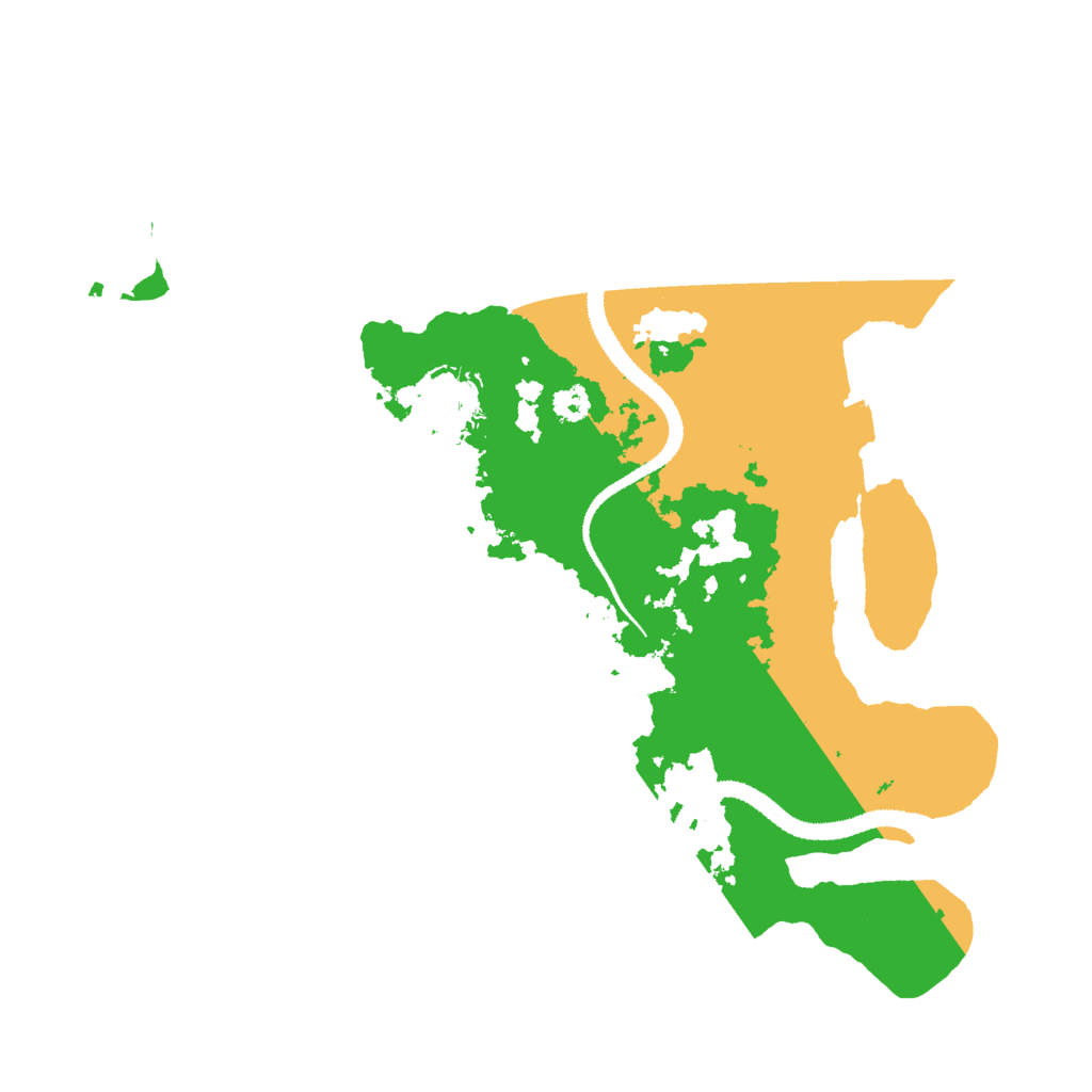 Biome Rust Map: Procedural Map, Size: 3000, Seed: 42793036