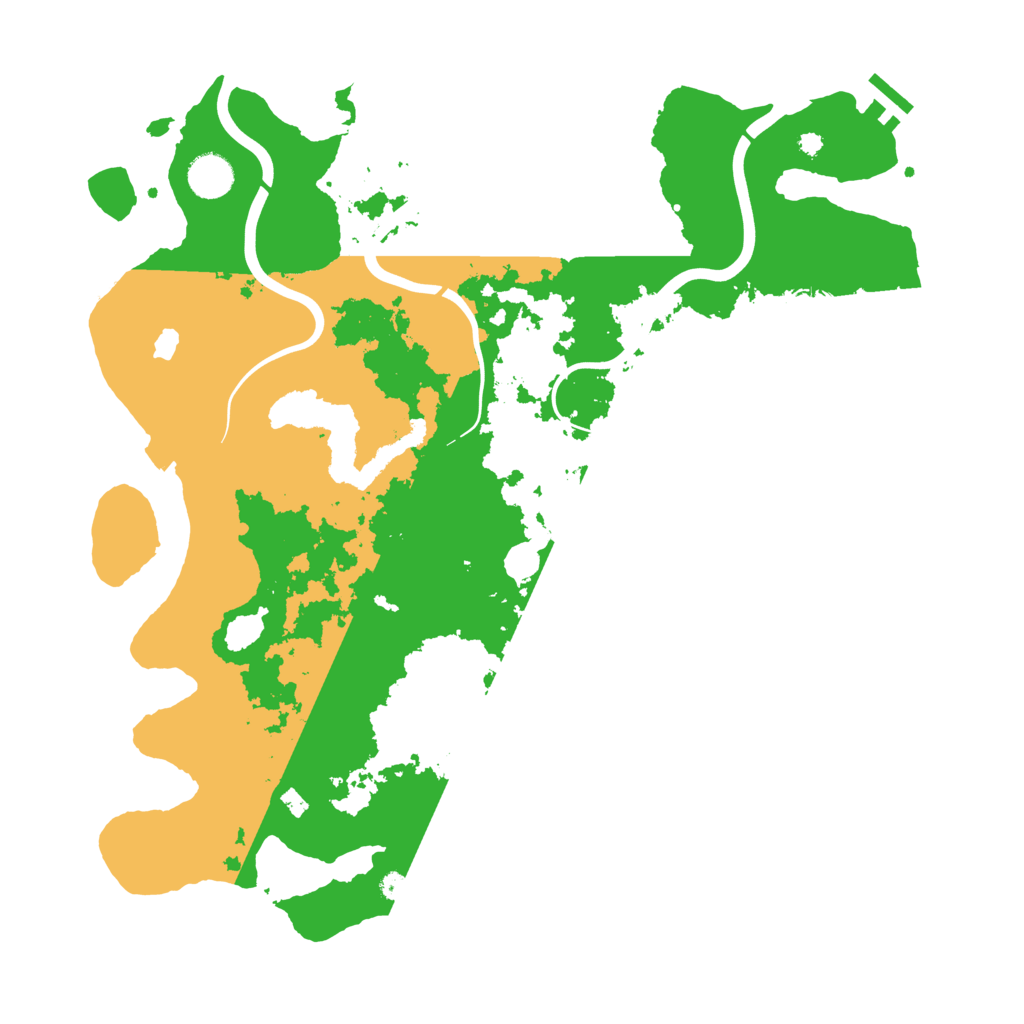 Biome Rust Map: Procedural Map, Size: 4000, Seed: 123854