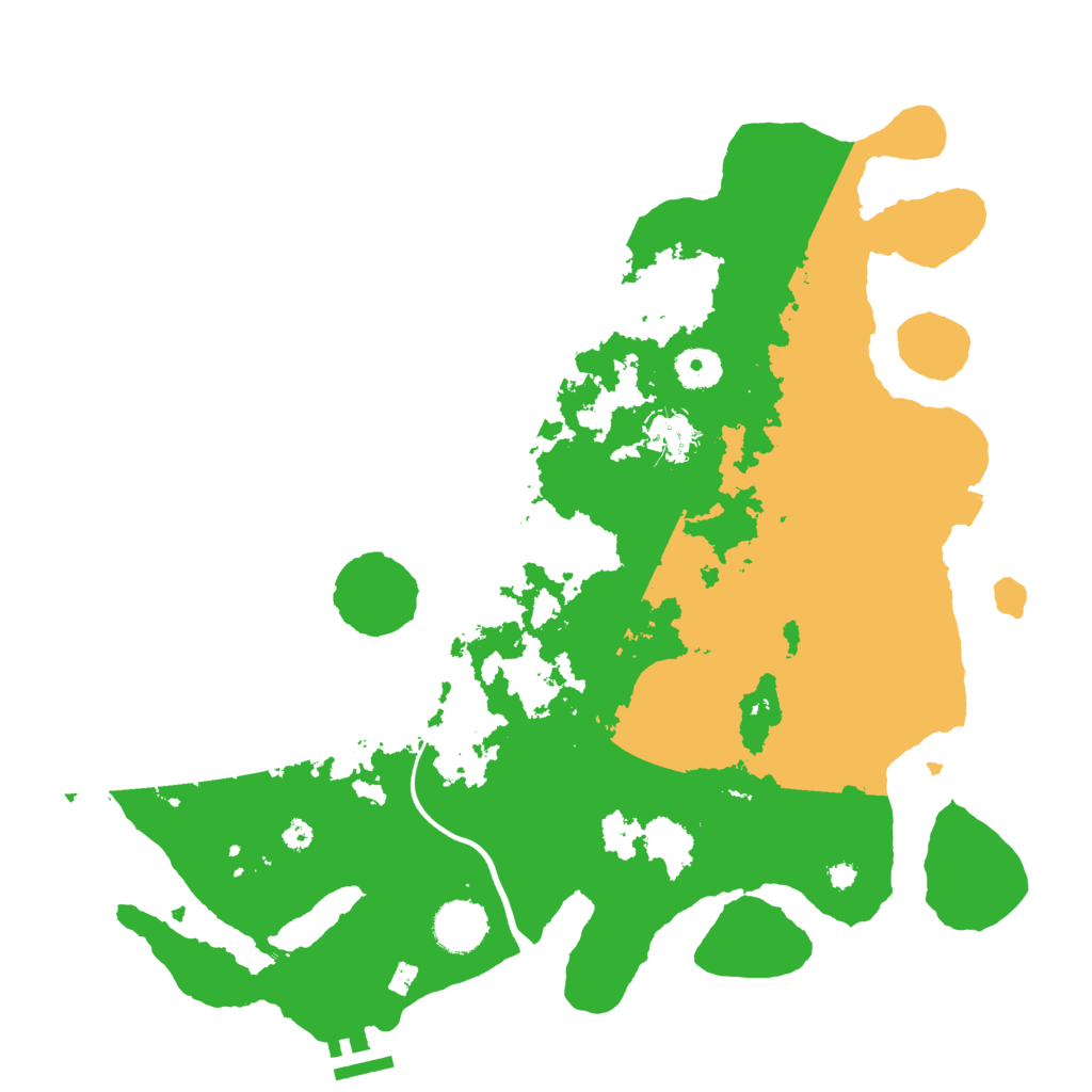 Biome Rust Map: Procedural Map, Size: 3700, Seed: 21474838