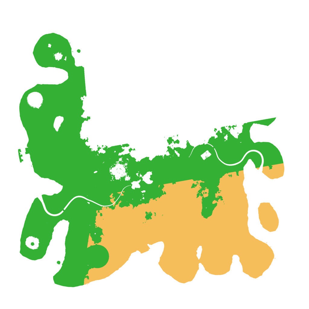 Biome Rust Map: Procedural Map, Size: 3500, Seed: 1141234