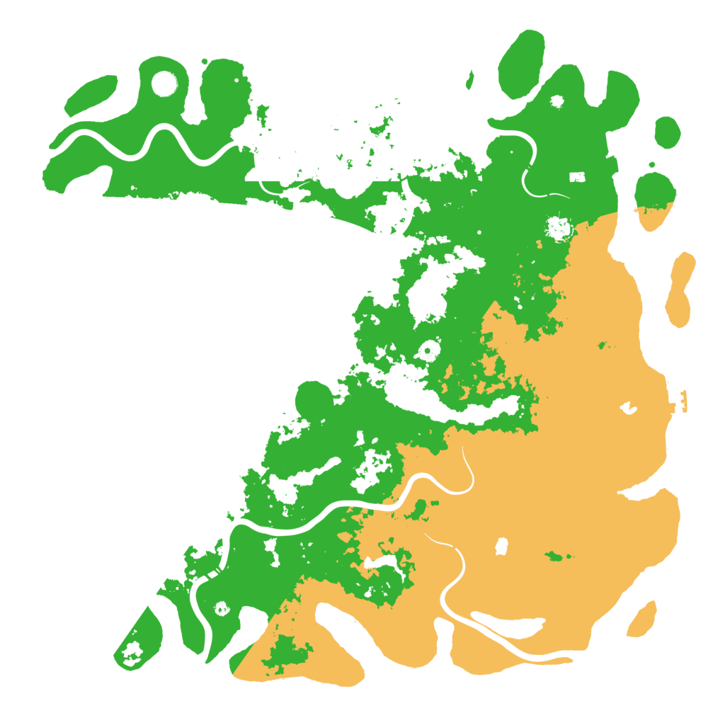 Biome Rust Map: Procedural Map, Size: 5000, Seed: 534869416
