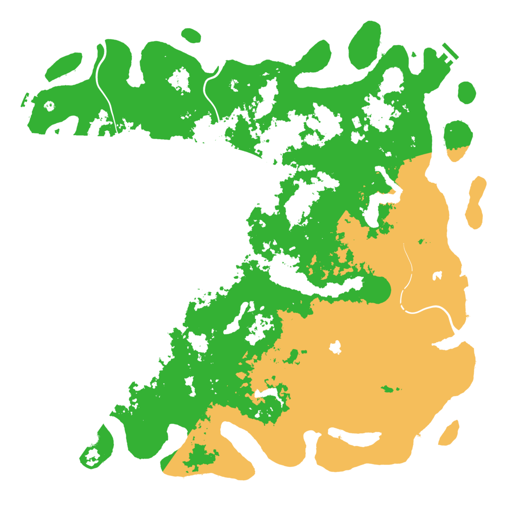 Biome Rust Map: Procedural Map, Size: 5000, Seed: 534869416