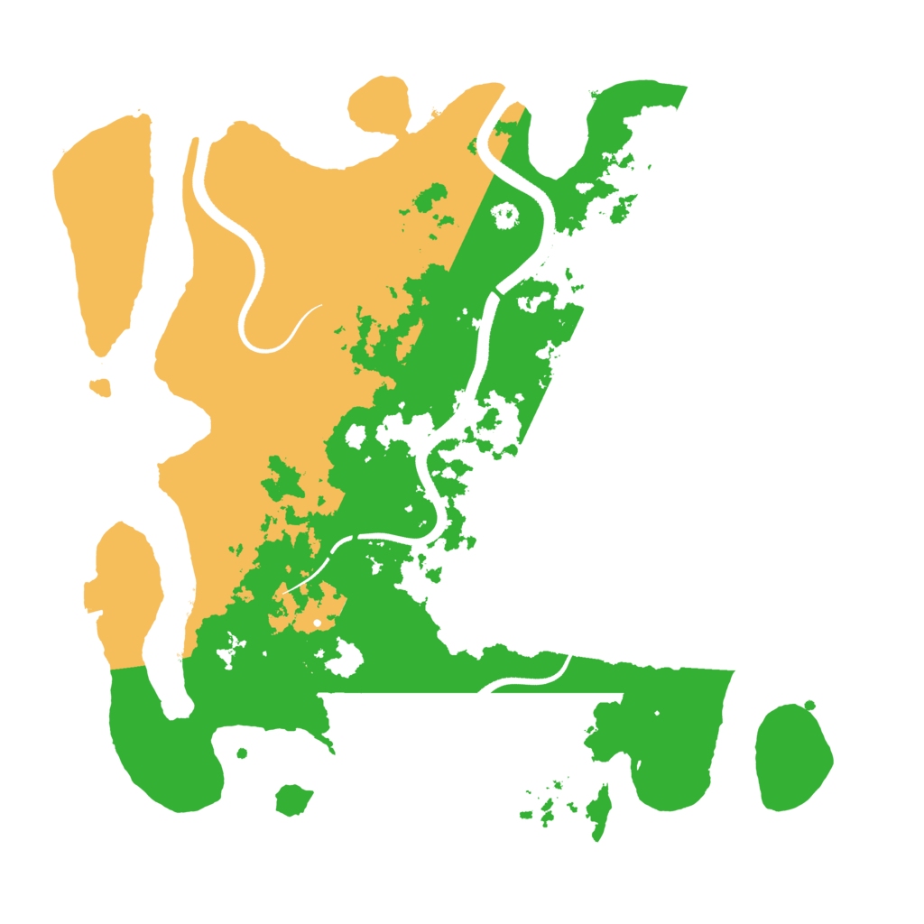 Biome Rust Map: Procedural Map, Size: 3500, Seed: 94502626