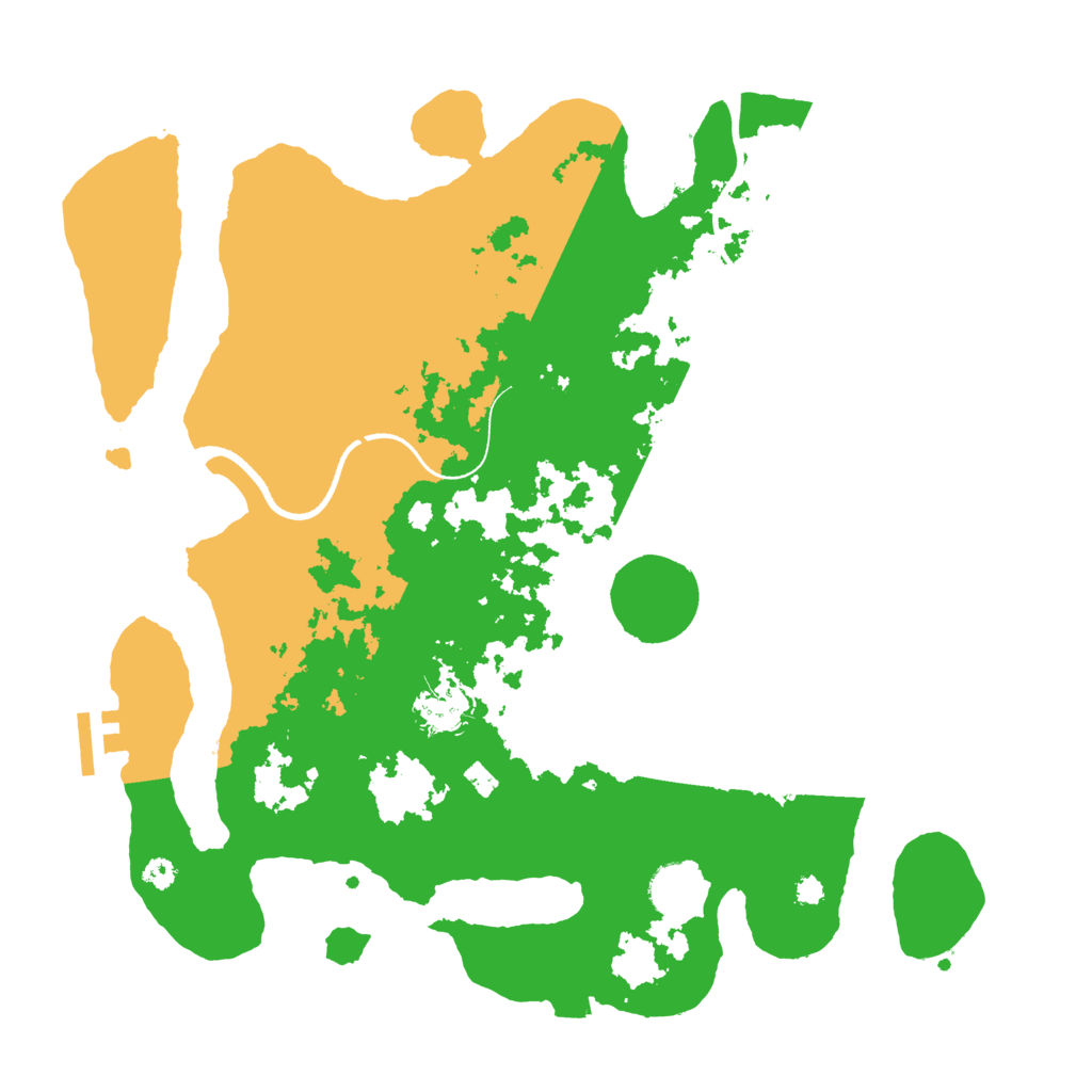 Biome Rust Map: Procedural Map, Size: 3500, Seed: 94502626