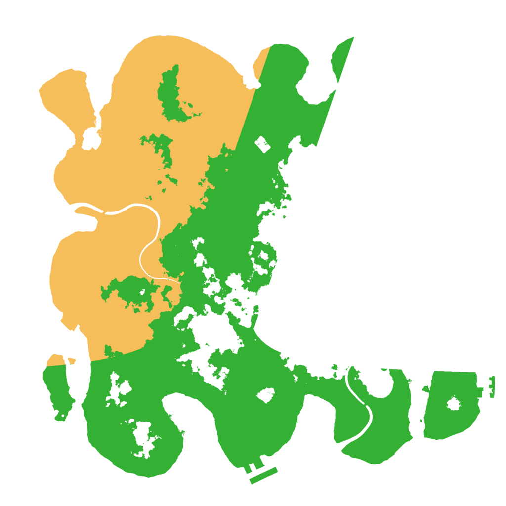 Biome Rust Map: Procedural Map, Size: 3500, Seed: 1505080334