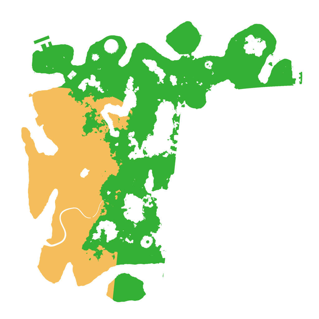 Biome Rust Map: Procedural Map, Size: 4000, Seed: 45638