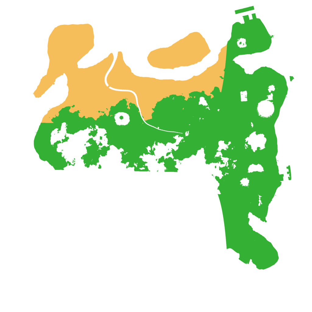 Biome Rust Map: Procedural Map, Size: 3250, Seed: 467536413