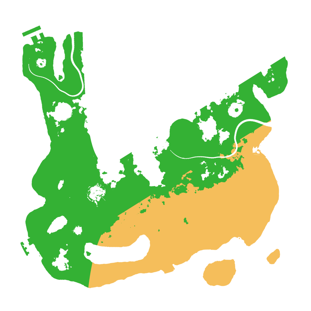 Biome Rust Map: Procedural Map, Size: 3250, Seed: 469637860