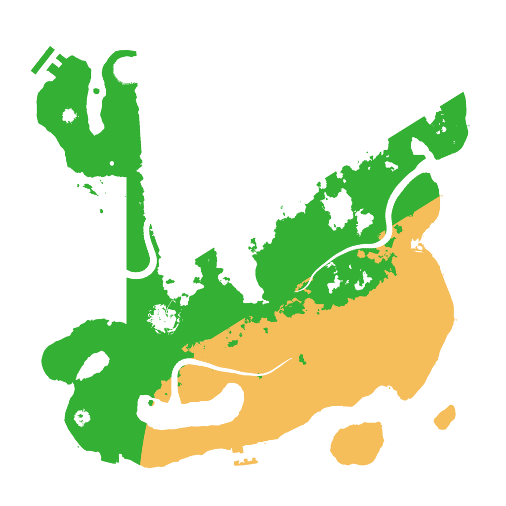 Biome Rust Map: Procedural Map, Size: 3250, Seed: 469637860