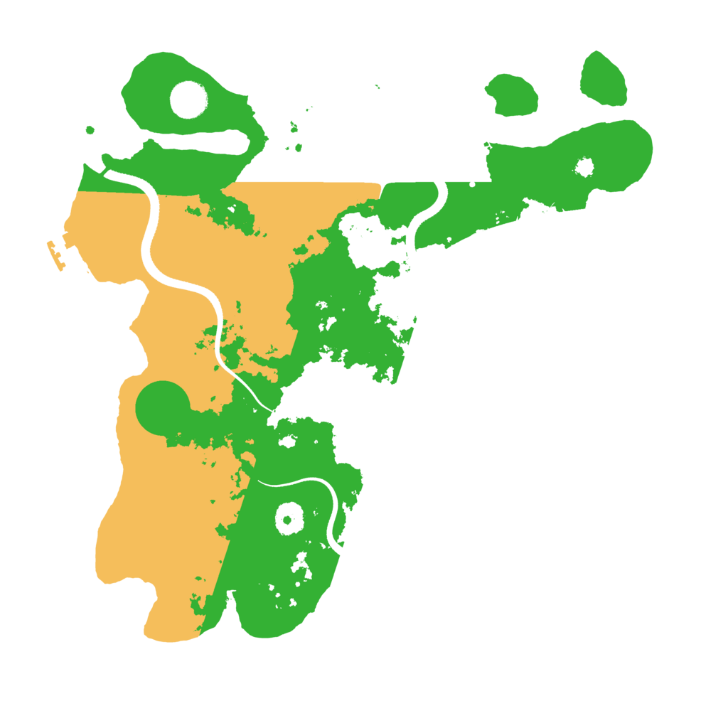 Biome Rust Map: Procedural Map, Size: 3500, Seed: 1771168518