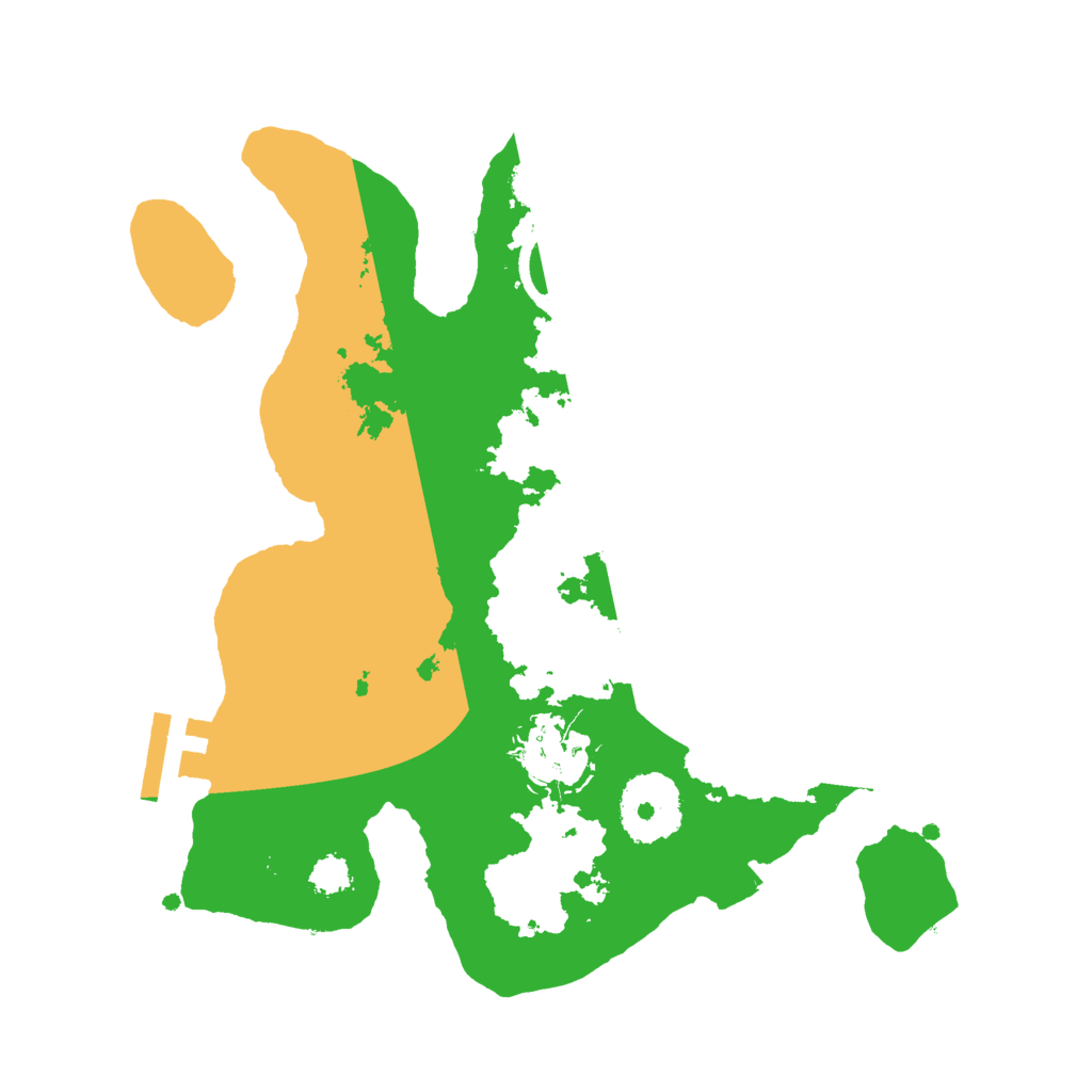 Biome Rust Map: Procedural Map, Size: 2500, Seed: 927461
