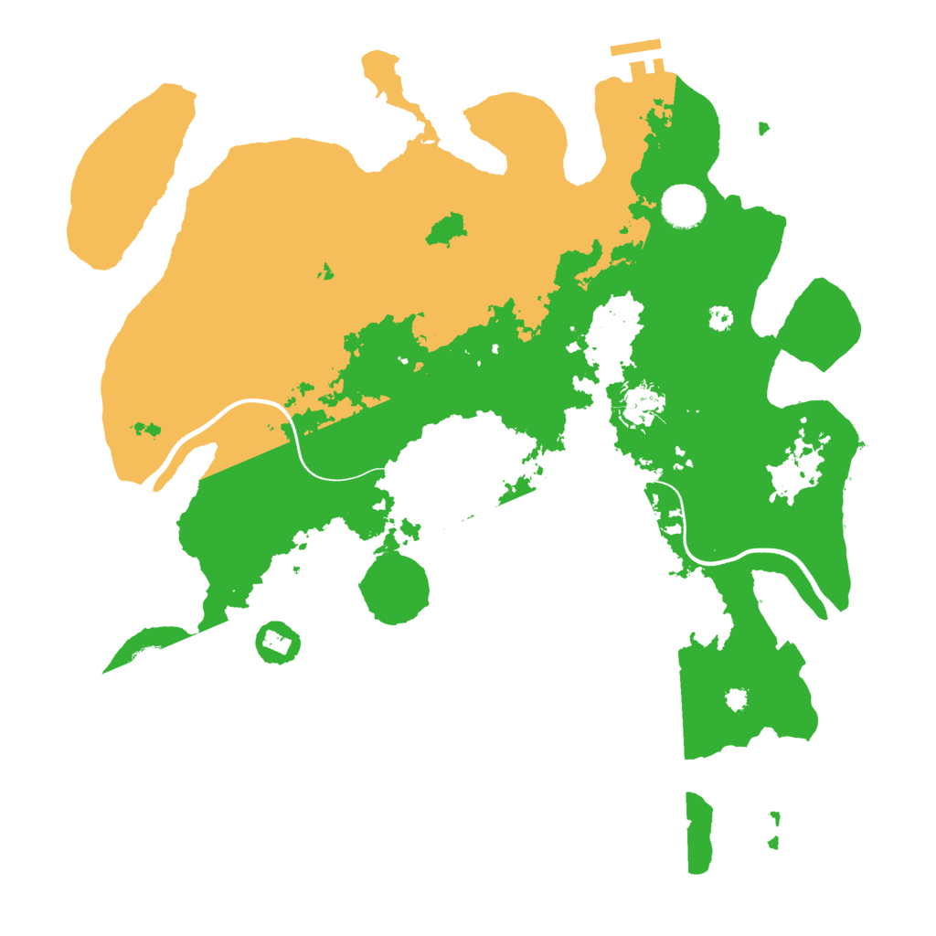 Biome Rust Map: Procedural Map, Size: 3750, Seed: 488421893