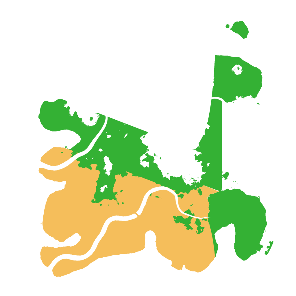 Biome Rust Map: Procedural Map, Size: 3000, Seed: 1789740527