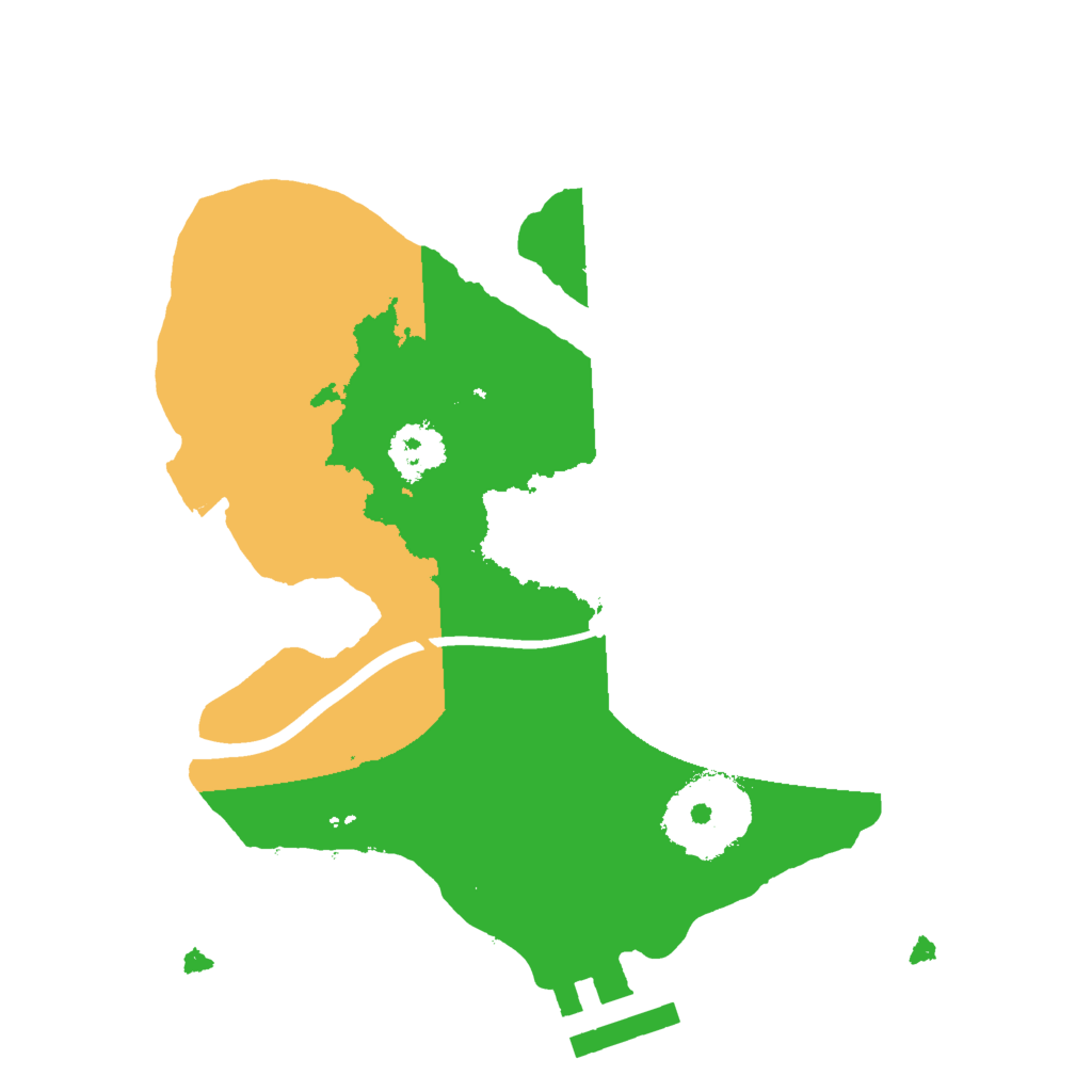 Biome Rust Map: Procedural Map, Size: 2000, Seed: 918774198