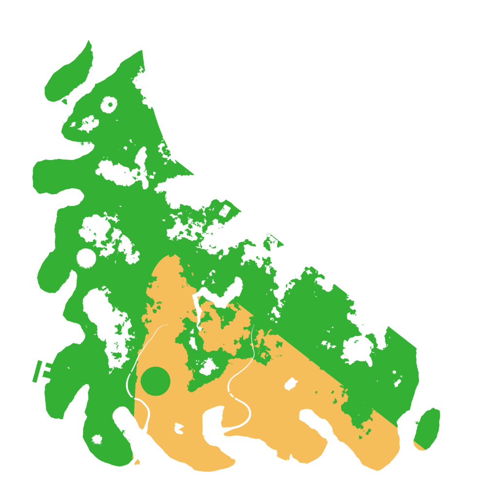 Biome Rust Map: Procedural Map, Size: 4500, Seed: 5191511
