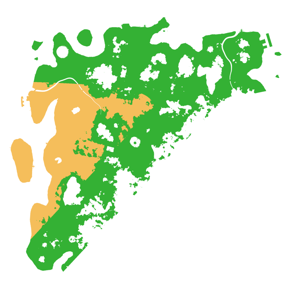 Biome Rust Map: Procedural Map, Size: 4500, Seed: 1332143147