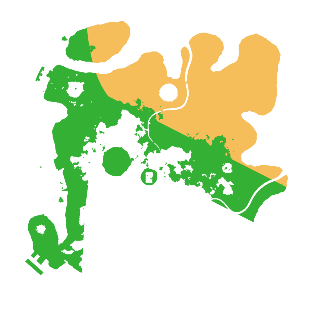 Biome Rust Map: Procedural Map, Size: 3000, Seed: 1325182855