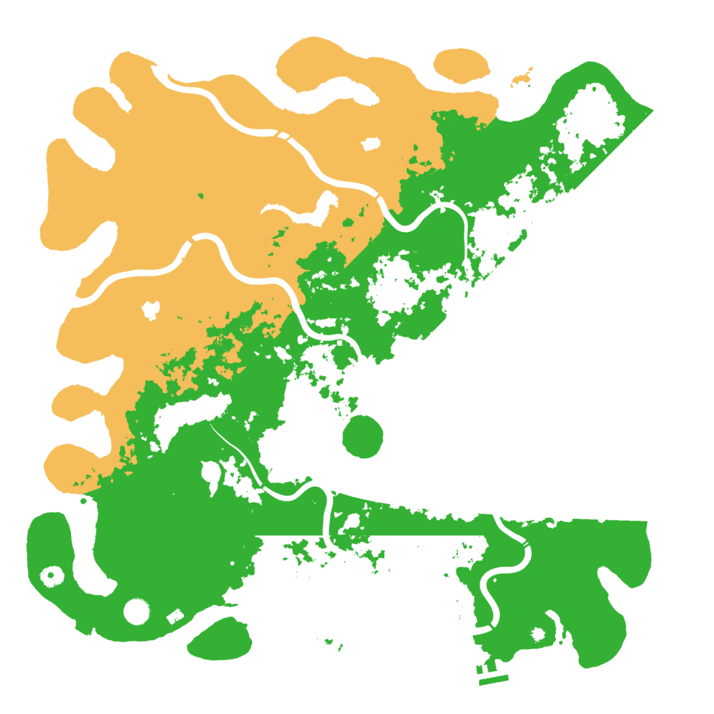 Biome Rust Map: Procedural Map, Size: 4800, Seed: 394379848
