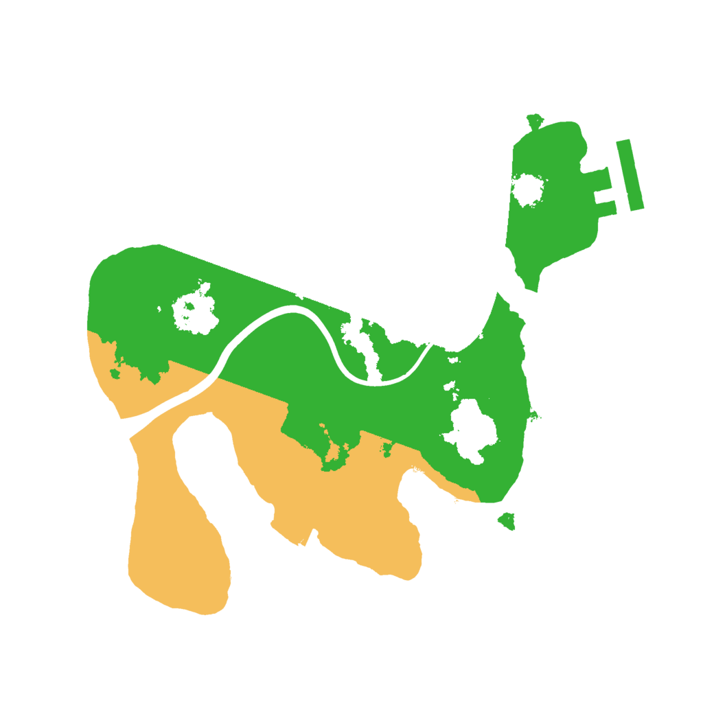 Biome Rust Map: Procedural Map, Size: 2000, Seed: 2135456312