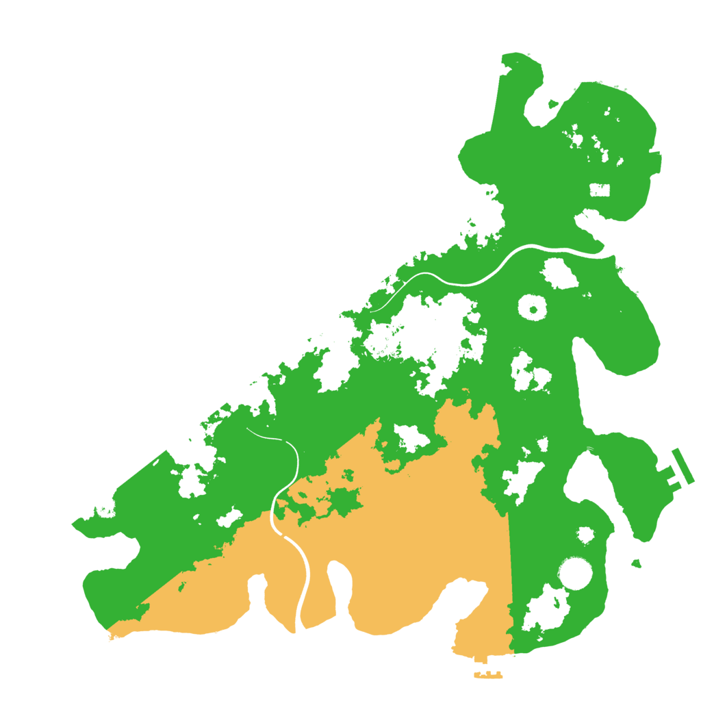 Biome Rust Map: Procedural Map, Size: 3750, Seed: 1929871522