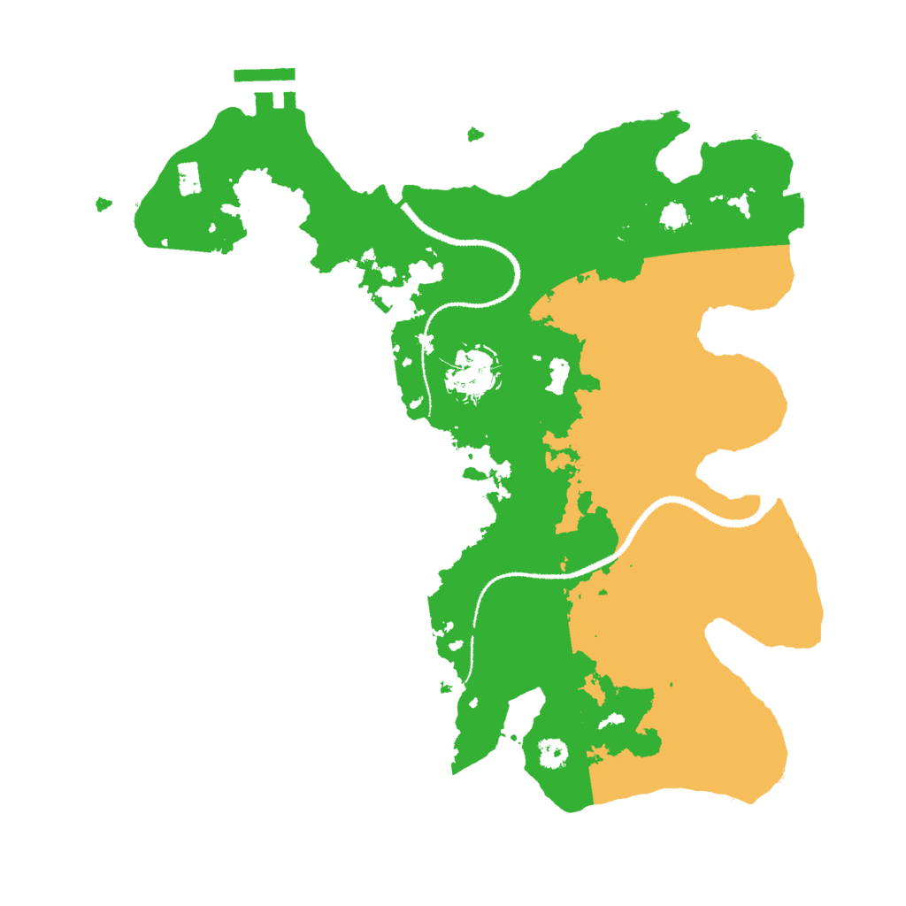 Biome Rust Map: Procedural Map, Size: 3000, Seed: 776558167