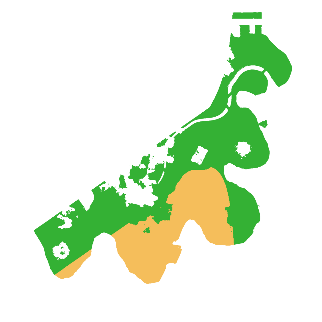 Biome Rust Map: Procedural Map, Size: 2000, Seed: 823689