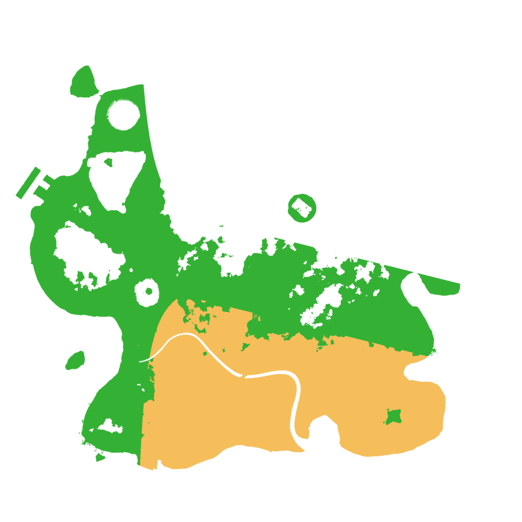 Biome Rust Map: Procedural Map, Size: 3000, Seed: 2130954112