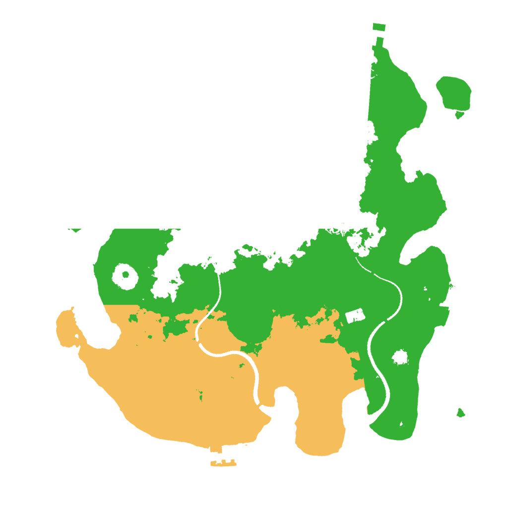 Biome Rust Map: Procedural Map, Size: 3000, Seed: 1024255