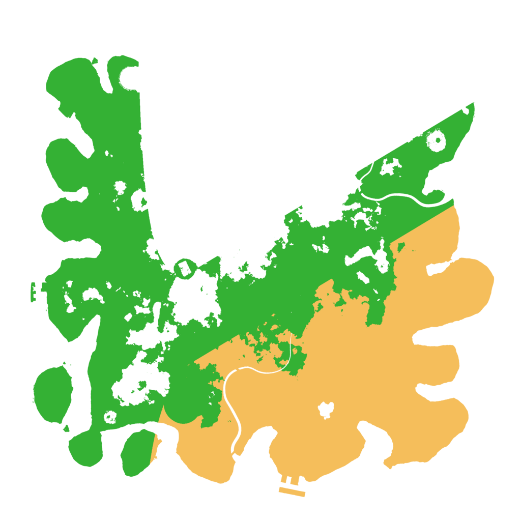 Biome Rust Map: Procedural Map, Size: 4000, Seed: 1138462792