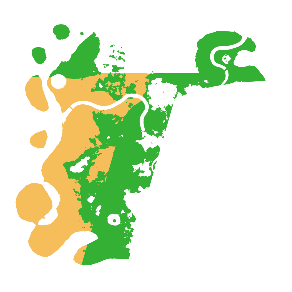 Biome Rust Map: Procedural Map, Size: 3500, Seed: 736951359