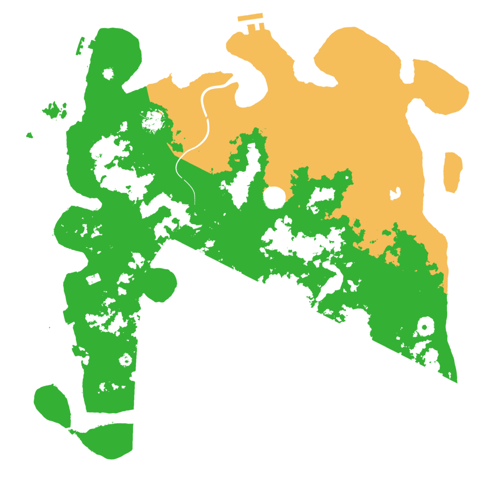 Biome Rust Map: Procedural Map, Size: 4000, Seed: 1325182855