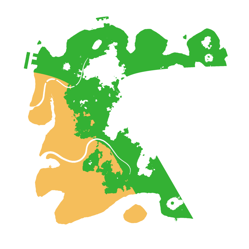 Biome Rust Map: Procedural Map, Size: 3000, Seed: 270860543