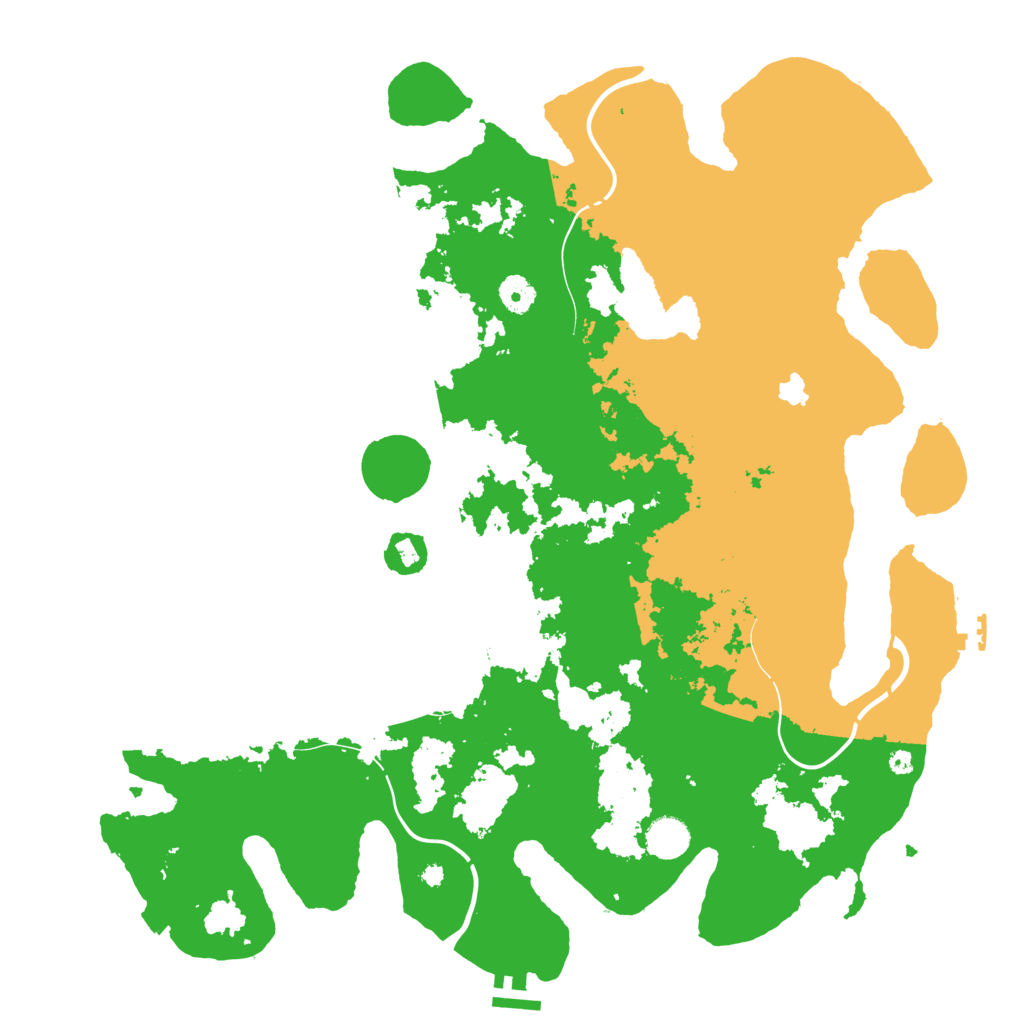 Biome Rust Map: Procedural Map, Size: 4250, Seed: 9811355