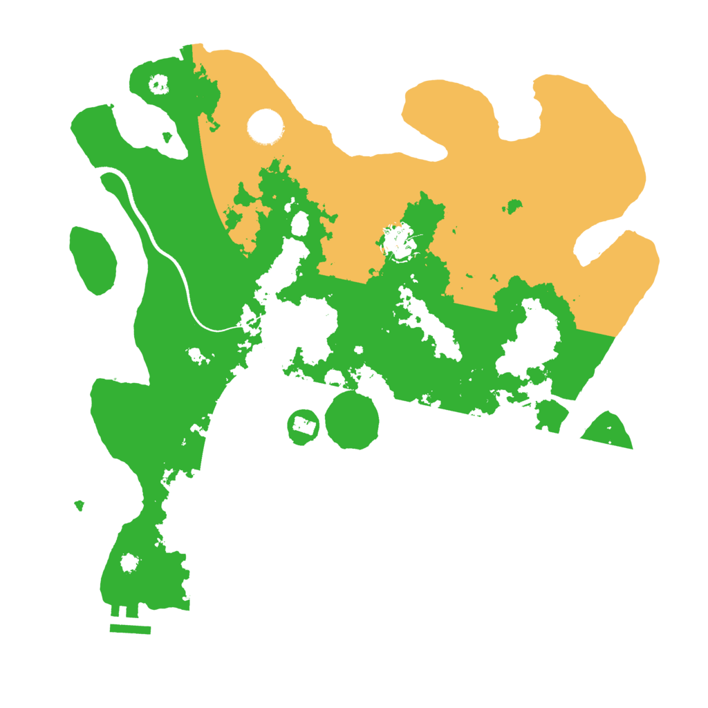 Biome Rust Map: Procedural Map, Size: 3500, Seed: 156973380