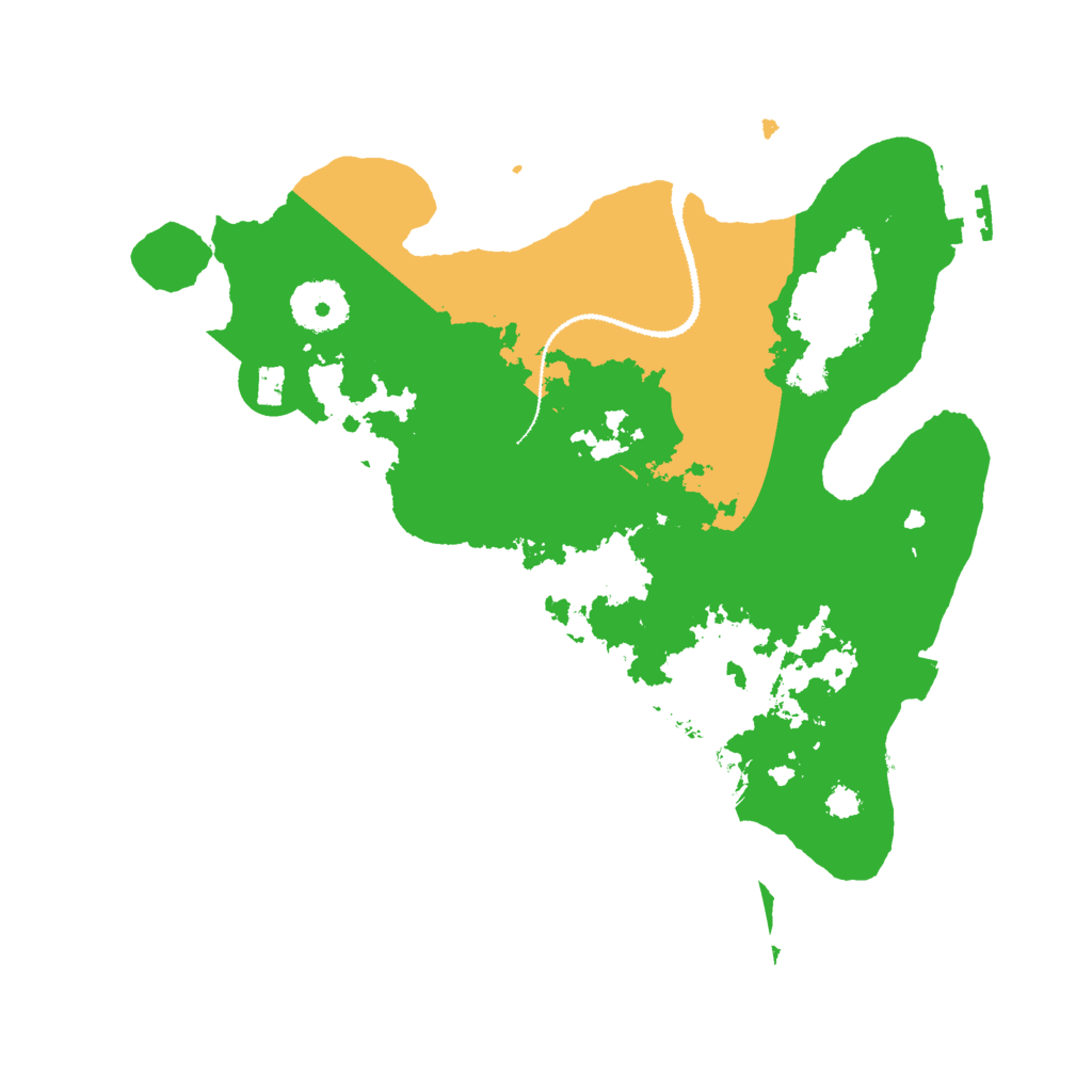 Biome Rust Map: Procedural Map, Size: 3000, Seed: 849199568