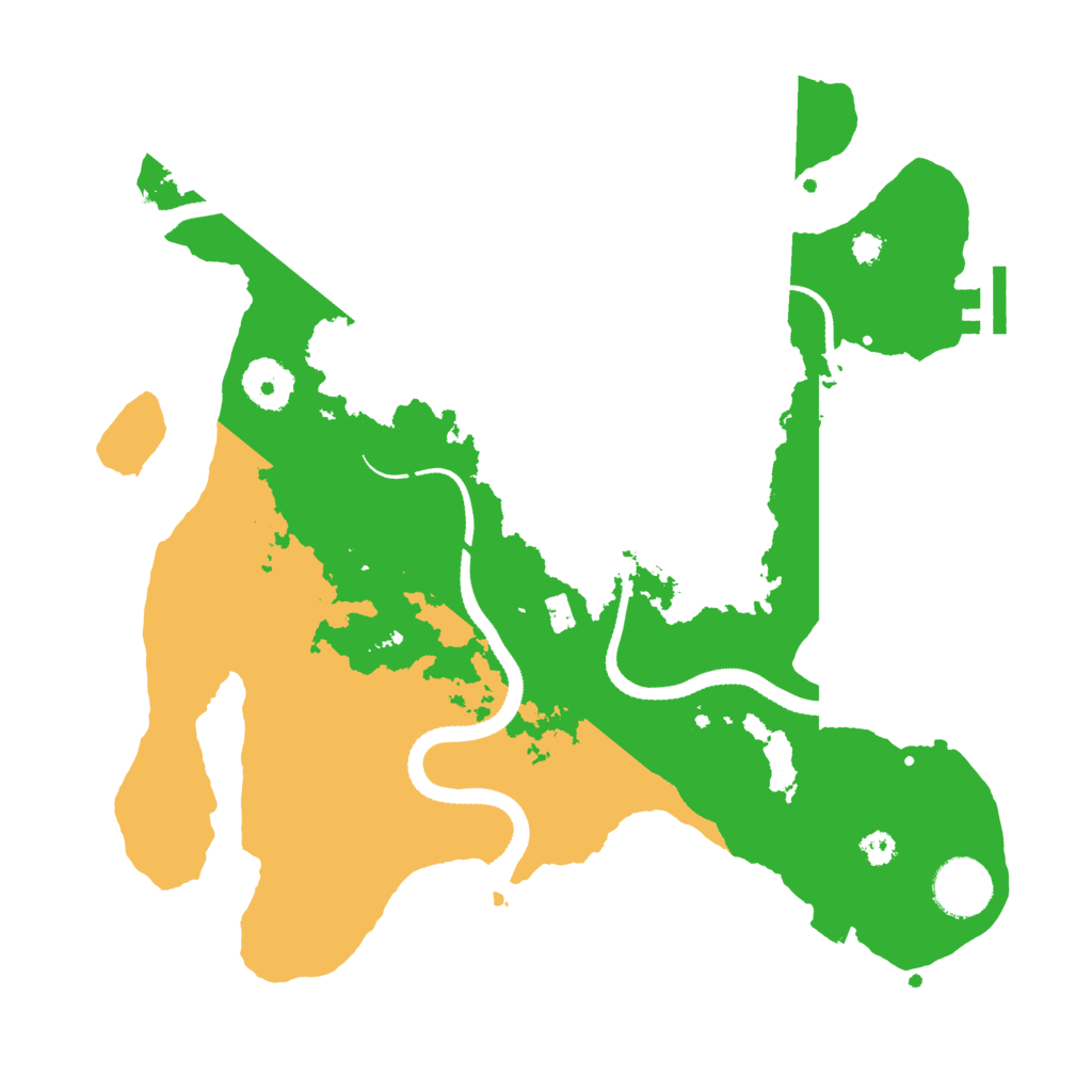 Biome Rust Map: Procedural Map, Size: 3250, Seed: 42345
