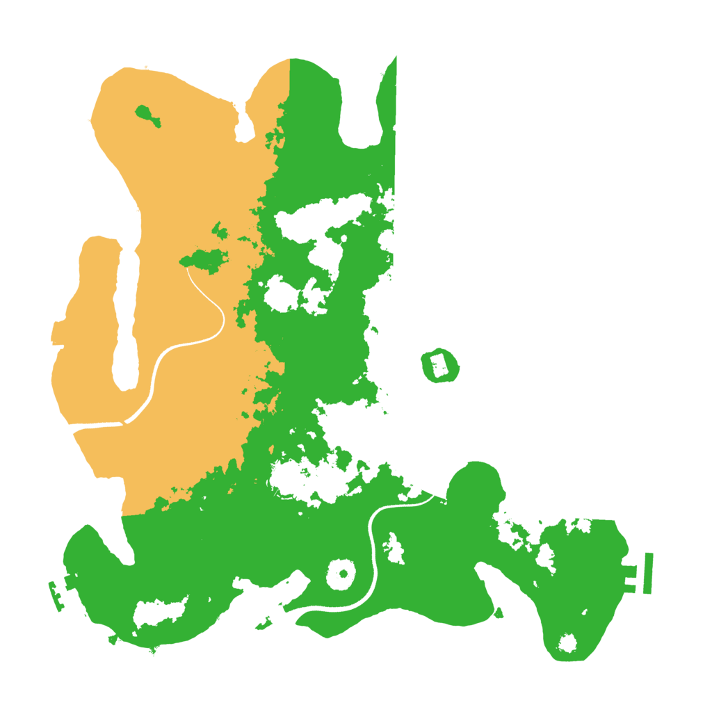 Biome Rust Map: Procedural Map, Size: 3500, Seed: 67656