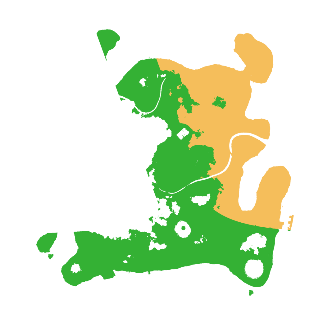 Biome Rust Map: Procedural Map, Size: 3000, Seed: 93744809