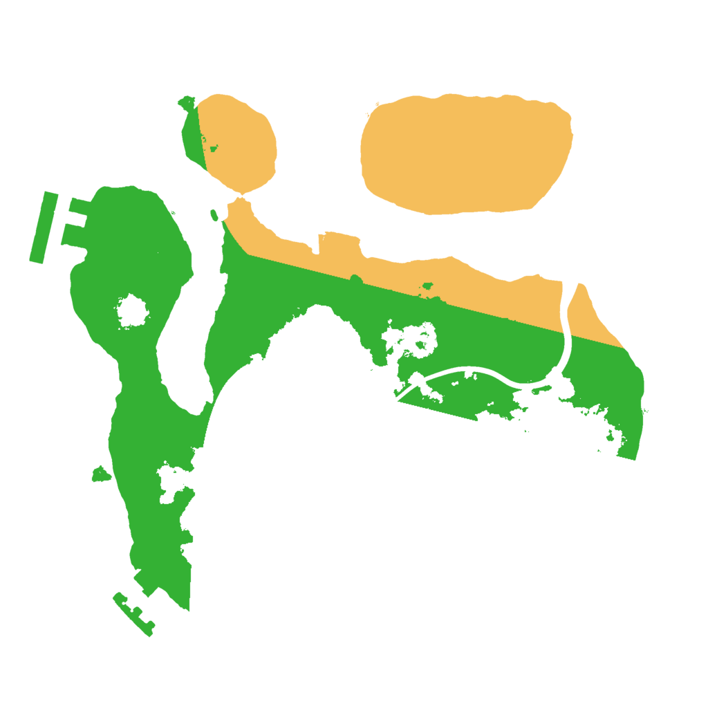 Biome Rust Map: Procedural Map, Size: 2000, Seed: 606019586