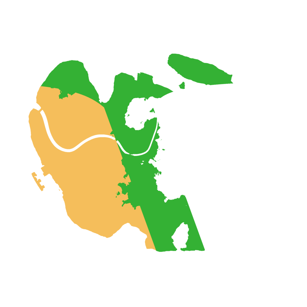 Biome Rust Map: Procedural Map, Size: 2303, Seed: 1300328586