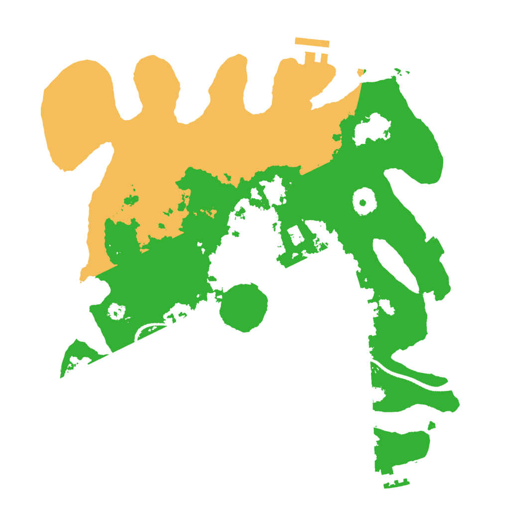 Biome Rust Map: Procedural Map, Size: 3000, Seed: 28152